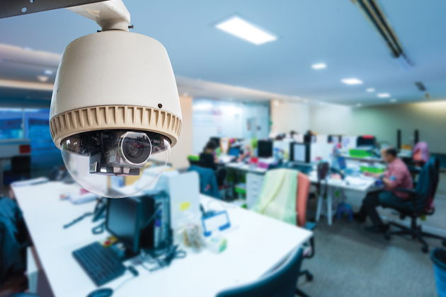 video surveillance at work
