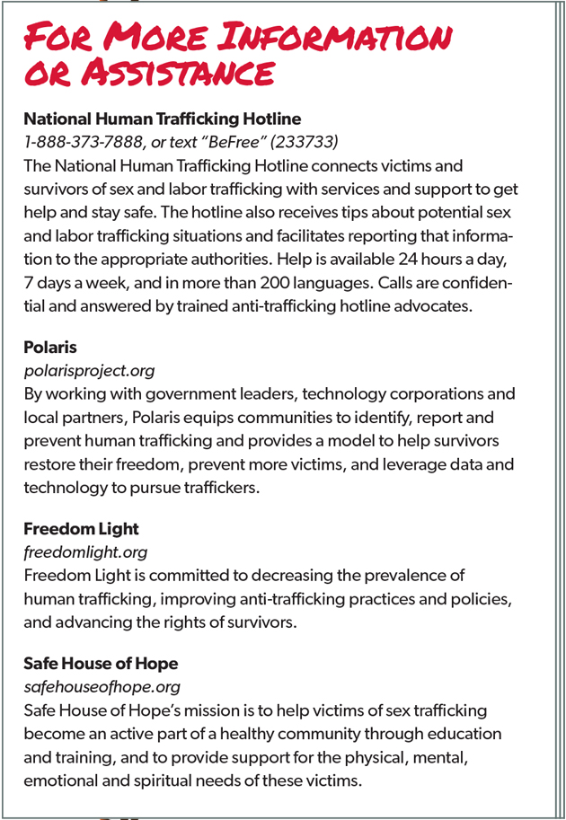 human trafficking risk management resources