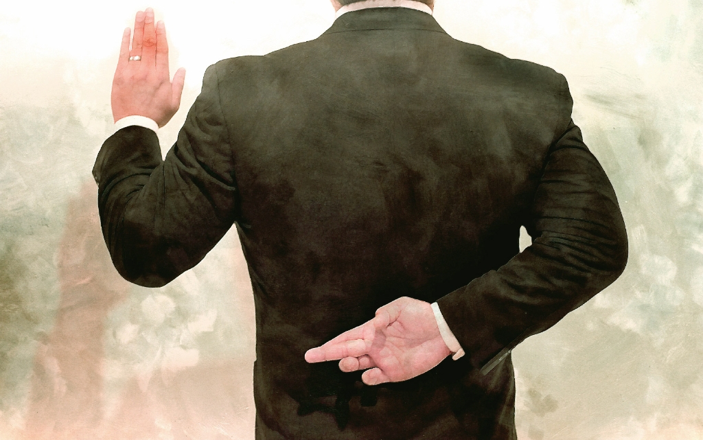 business man lying