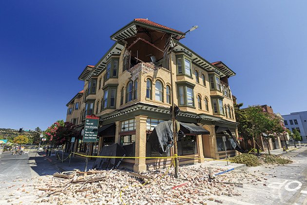 Napa Earthquake Damage