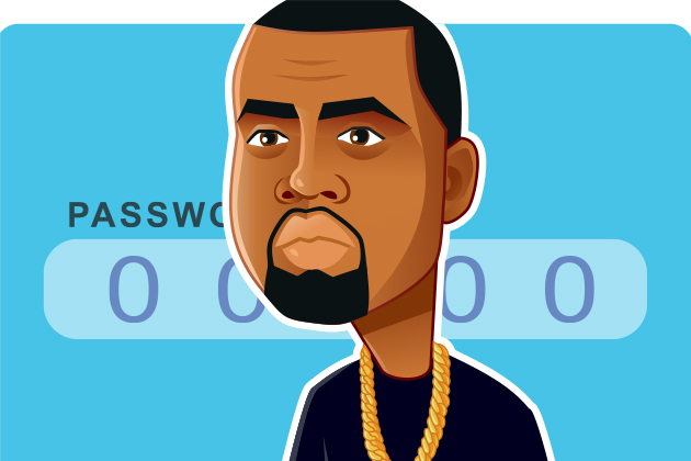 kanye west password