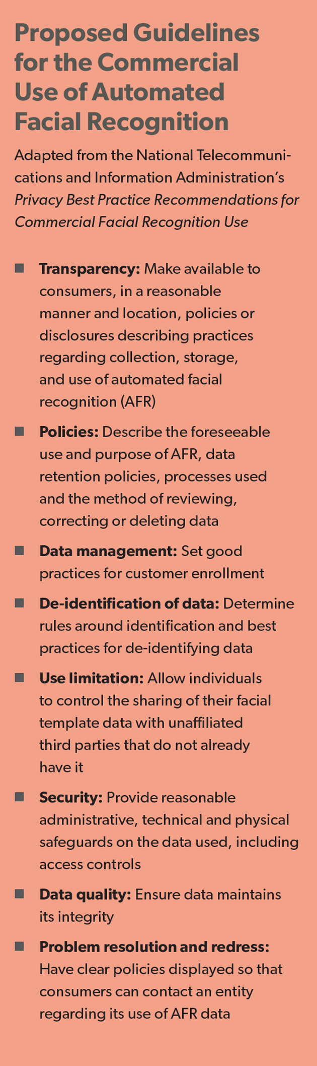Feature Facial Recognition Sidebar