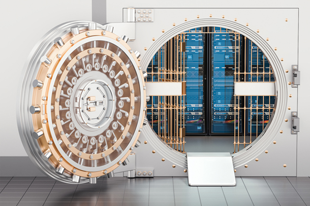 server room vault cyber security