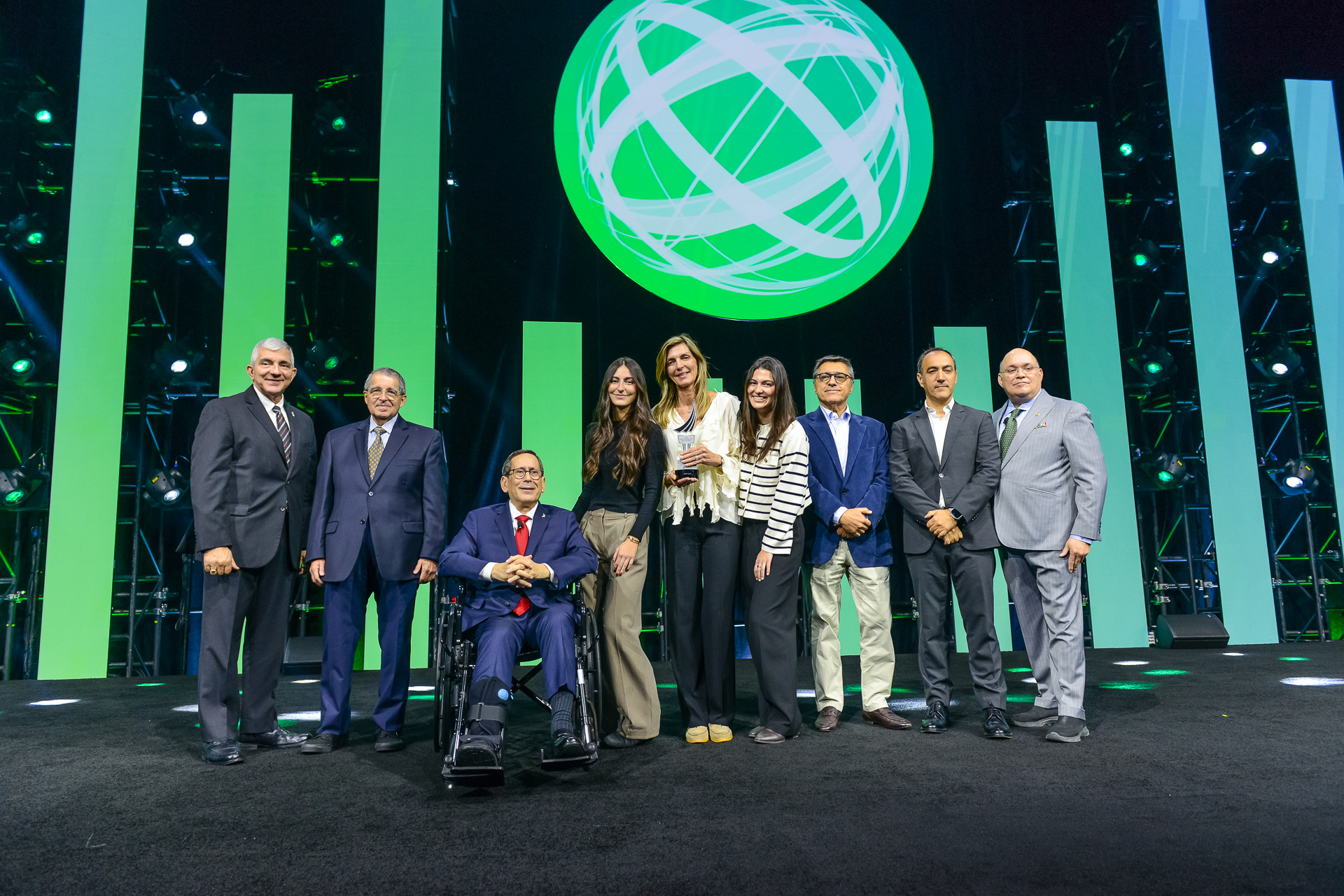 Risk Management Hall of Fame Jorge Luzzi's family